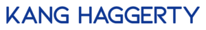 Kang Haggerty in bold, blue font